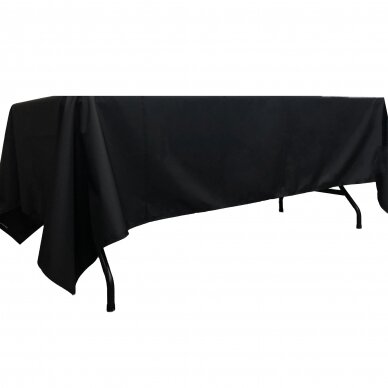 Dėmėms atspari staltiesė, juoda