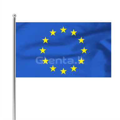 Europos Sąjungos vėliava 100 x 170 su žiedais