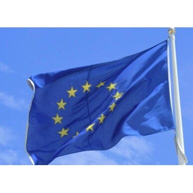 Europos Sąjungos vėliava 100 x 170 rišama prie stiebo 1