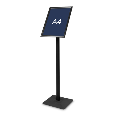 Informacinis pastatomas stendas A4 Premium Juodas