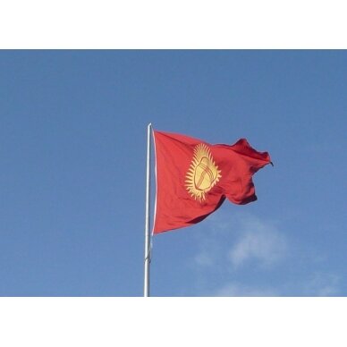 Kirgizijos vėliava 2