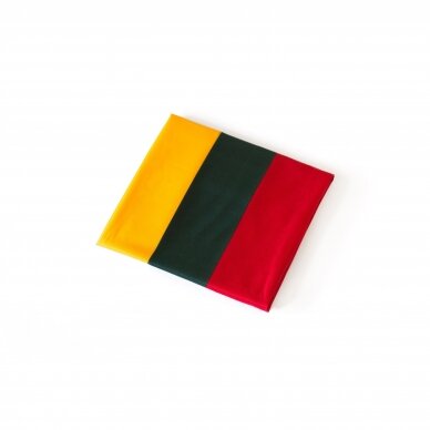 Lietuvos vėliava trispalvė 112 x 70 cm su kišene ir raišteliais