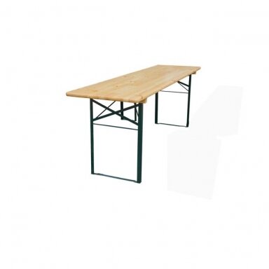 Medinis stalas 220x50