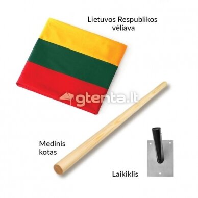 MINI vėliavos komplektas "Trispalvė"