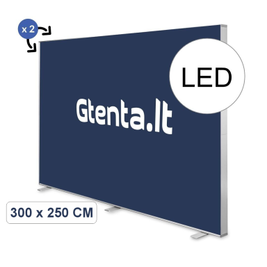 MOBILI DVIPUSĖ LED SIENELĖ 300x250CM MOBILI DVIPUSĖ LED SIENELĖ 300x250CM