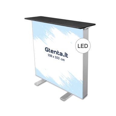 MOBILUS LED PARODŲ STALIUKAS 108x103CM MOBILUS LED PARODŲ STALIUKAS 108x103CM