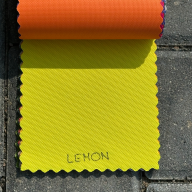 Palapinės tento audinys citrininės spalvos (LEMON) Palapinės tento audinys citrininės spalvos (LEMON)