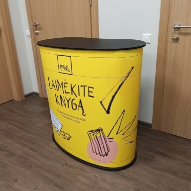 Parodų staliukas didelis EXCLUSIVE II su lentyna Parodų staliukas didelis EXCLUSIVE II su lentyna