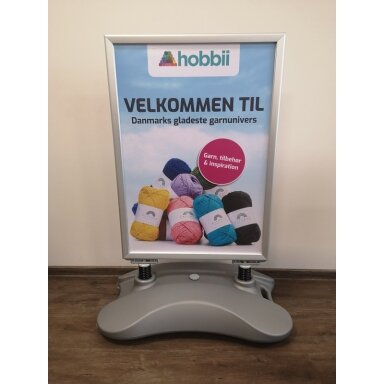 Reklaminis lauko stendas WATERBASE A1 DVIPUSIS Reklaminis lauko stendas WATERBASE A1 DVIPUSIS