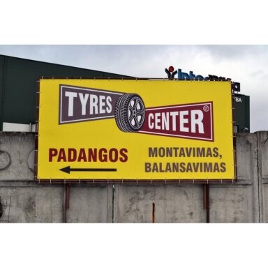 Reklaminis tentas PVC horizontalus Reklaminis tentas PVC horizontalus