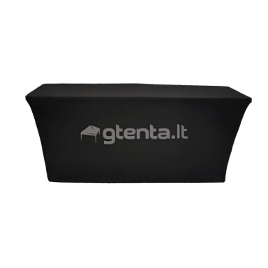 Staltiesė 122 cm Juoda