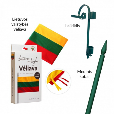 STANDART vėliavos komplektas "Lietuva"