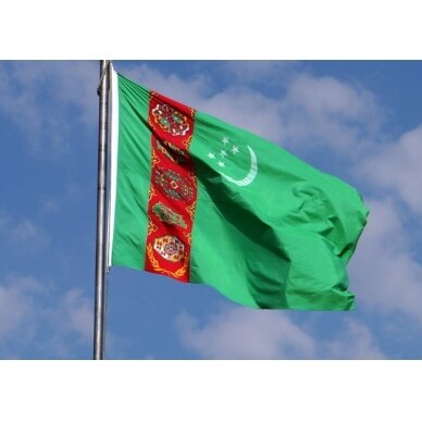 Turkmėnijos vėliava 2