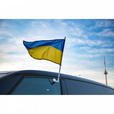 Ukrainos automobilinė vėliavėlė 10vnt.