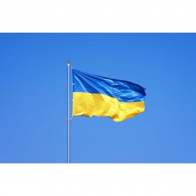 Ukrainos vėliava 200x300cm rišama prie stiebo 2