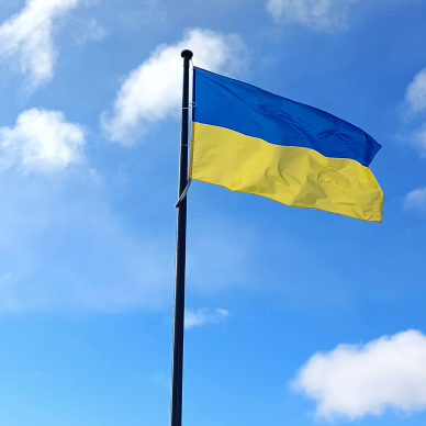 Ukrainos vėliava 250 x 150 3
