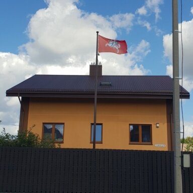 Vėliavos stiebas 8 metrų rudas RAL8017 Vėliavos stiebas 8 metrų rudas RAL8017