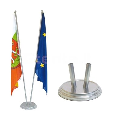 Vėliavos stovas STANDART D34 DVIVIETIS pilkas Vėliavos stovas STANDART D34 DVIVIETIS pilkas