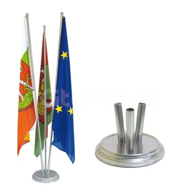 Vėliavos stovas STANDART D34 TRIVIETIS pilkas Vėliavos stovas STANDART D34 TRIVIETIS pilkas