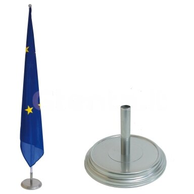 Vėliavos stovas STANDART D34 VIENVIETIS pilkas Vėliavos stovas STANDART D34 VIENVIETIS pilkas