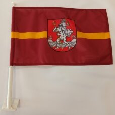 Vilniaus automobilinė vėliavėlė su koteliu