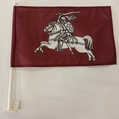 Zikaro Vyčio automobilinė vėliavėlė su koteliu